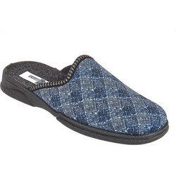 Mitsuko Χειμερινές Ανδρικές Παντόφλες Navy Μπλε WS03250M