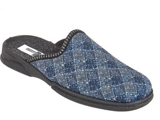 Mitsuko Χειμερινές Ανδρικές Παντόφλες Navy Μπλε WS03250M