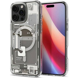 Spigen Ultra Hybrid Zero One MagFit Back Cover Natural Titanium (iPhone 16 Pro)