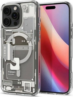 Spigen Ultra Hybrid Zero One MagFit Back Cover Natural Titanium (iPhone 16 Pro)