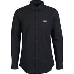 Barbour Ανδρικό Πουκάμισο Βαμβακερό Μακρυμάνικο Slim Fit Μαύρο MSH5281-BK31
