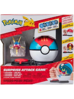Jazwares Pokemon Surprise Attack Carvanha & Lure Ball PKW3717