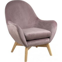 Idea Home Πολυθρόνα Βελούδινη Nude Aria 23.49441
