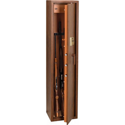 Technomax TLE/10 Οπλοκιβώτιο Ατσάλινο 10 Θέσεων 32x53.5x145cm Καφέ