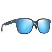 Maui Jim B660-03 Ανδρικά Γυαλιά Ηλίου Τετράγωνα Κοκάλινα Μπλε με Μπλε Φακό