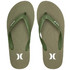 Hurley Icon Solid Ανδρικές Σαγιονάρες Χακί MSA0000540-H201
