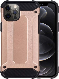 Sonique Heavy Armor Back Cover Rose Gold (iPhone 12 Pro Max)