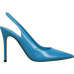 Nine West FEATHER3 Γόβες Slingback Λουστρίνι με Τακούνι Στιλέτο Γαλάζιες FEATHER302-421