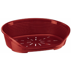 Ferplast Siesta Deluxe 10 Καλάθι Κρεβάτι Σκύλου Μπορντό 93.5x68cm