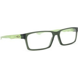 Oakley OX8060 08 Ανδρικός Σκελετός Γυαλιών Οράσεως Κοκάλινος Μαύρος Πράσινος