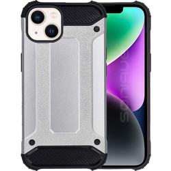 Sonique Heavy Armor Back Cover Silver (iPhone 13)