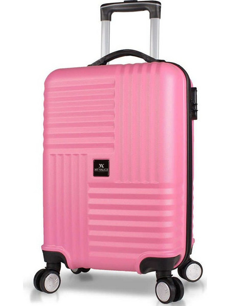My Valise 853MYV5746 Βαλίτσα Καμπίνας 58x36x22cm με 4 Ρόδες Ροζ