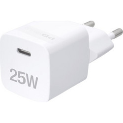 Vivanco Travel Φορτιστής χωρίς Καλώδιο με Θύρα USB-C 25W Power Delivery White