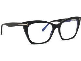 Tom Ford FT5709-B 001 Γυναικείος Σκελετός Γυαλιών Οράσεως Κοκάλινος Μαύρος