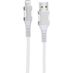 EGOBOO ChargeFlow Braided USB-A to Lightning Cable 1.2m White EBCAPLTFAB-WHI
