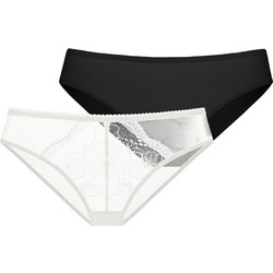 Dorina Jourdan Γυναικεία Slip με Δαντέλα 2Pack FXBF0071LA162-2X0101