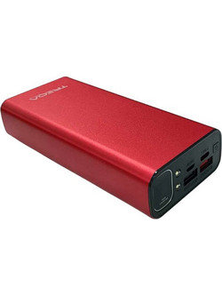 Treqa TR-967 Power Bank 20000mAh 100W με Θύρα USB-A & Θύρα USB-C Red