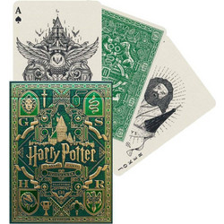 Theory11 Harry Potter Slytherin Τράπουλα Πλαστική Πράσινη T1157