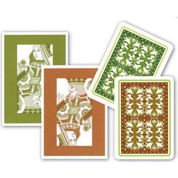 Modiano Verde Marone Τράπουλα Πλαστικοποιημένη Καφέ 01.01.327