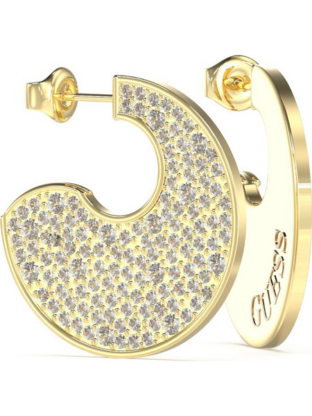 Guess Blooming Summer Γυναικεία Σκουλαρίκια Κρεμαστά από Ατσάλι Xρυσά με Ζιργκόν UBE05229JWYGT