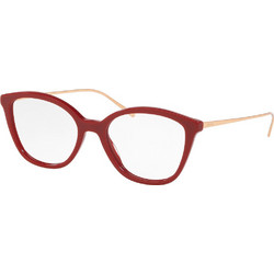 Prada PR11VV 5391O1 Γυναικείος Σκελετός Γυαλιών Οράσεως Κοκάλινος Μεταλλικός Χρυσός Κόκκινος