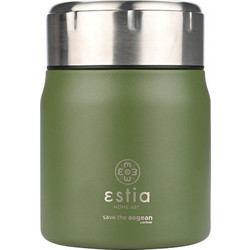 Estia Save the Aegean Forest Spirit Δοχείο Φαγητού Θερμός Inox 500ml Πράσινο