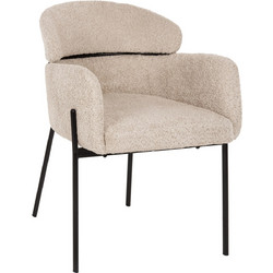 HomeMarkt Πολυθρόνα Nude Wolf HM8583.02
