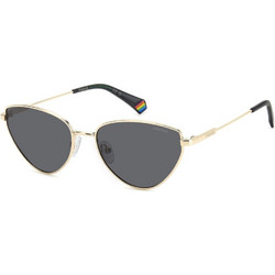 Polaroid Eyewear PLD6234SX RHLM9 Γυναικεία Γυαλιά Ηλίου Πολυγωνικά Μεταλλικά Χρυσά με Μαύρο Φακό
