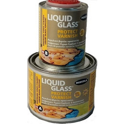 Mercola Liquid Glass Protect Varnish Ρητίνη Υγρού Γυαλιού 2 Συστατικών 375ml