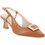 Guy Laroche Γόβες Slingback Δερμάτινες με Λεπτό Χαμηλό Τακούνι Ταμπά 589-90