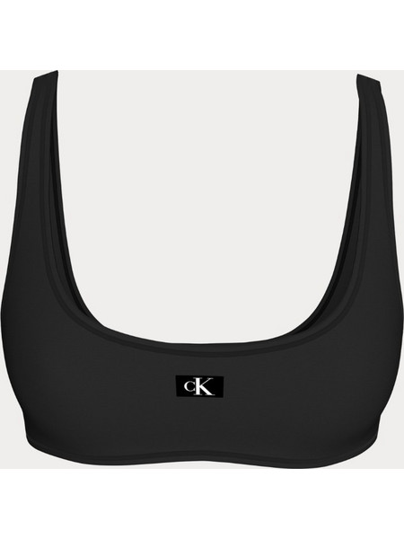 Calvin Klein Bikini Top Μπουστάκι Μαύρο KW0KW02344-BEH