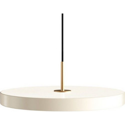 Umage Asteria Plus 2560 Κρεμαστό Φωτιστικό Οροφής Μονόφωτο LED με Θερμό Λευκό Φως Λευκό