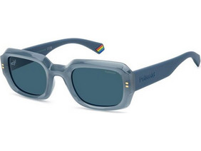 Polaroid Eyewear PLD6239/S/X MVU/C3 Γυναικεία Γυαλιά Ηλίου Τετράγωνα Κοκάλινα Μπλε με Μπλε Φακό