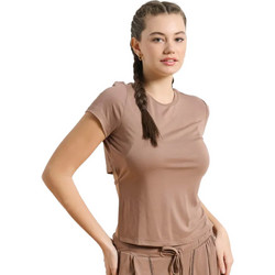 BodyTalk Γυναικείο Αθλητικό T-Shirt Καφέ 1251-906528-00968