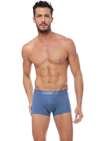 Minerva Ανδρικά Μποξεράκια Σετ 2Pack Μπλε 90-20519-143