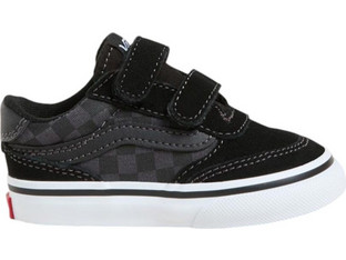 Vans Brooklyn LS Παιδικά Sneakers Μαύρα Ανθρακί VN000D7XKOU1M-VNKOU