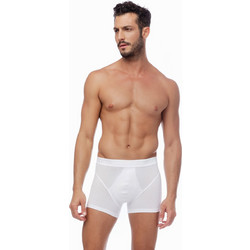 Minerva Ανδρικά Μποξεράκια Σετ 2Pack Λευκά 90-20511-05