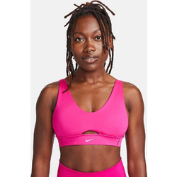 Nike Indy Plunge Αθλητικό Μπουστάκι με Μέτρια Στήριξη & Αφαιρούμενη Ενίσχυση Φούξια DV9837-615