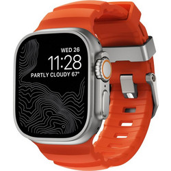 Nomad Rocky Point FKM Λουράκι Σιλικόνης Natural / Magma (Apple Watch 42 / 44 / 45 / 49mm)