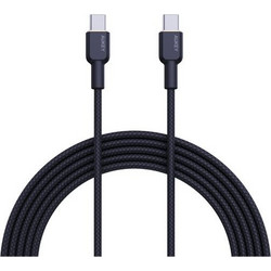 Aukey CB-KCC101 Braided USB-C to USB-C 100W 1m Black 689323785308