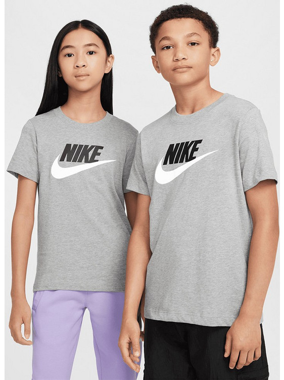 Nike Παιδικό T-Shirt Κοντομάνικο Γκρι FZ5178-063