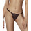 Selmark Federica Γυναικείο Sexy String με Δαντέλα Μπορντό 61100