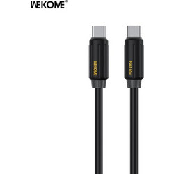 WK WDC-28 USB-C to USB-C 65W 1m Black 6941027648971