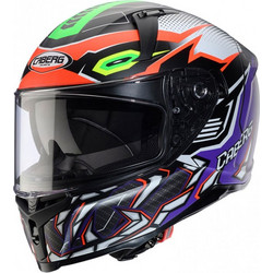 Caberg Avalon-X Gurkha P2 Matt Black Orange Purple Κράνος Μηχανής Full Face 1500gr