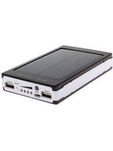 ES30000 Ηλιακό Power Bank 30000mAh με 2 Θύρες USB-A Black