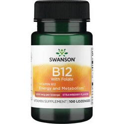 Swanson B12 With Folate 100 Καραμέλες