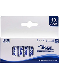 Akyga Alkaline AAA 10τμχ