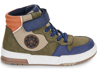 Bopy Ironton Παιδικά Sneakers Μποτάκια Χακί Μπλε