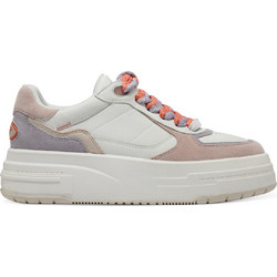 Tamaris Γυναικεία Sneakers Flatforms Λευκά Nude 1-23760-44-596