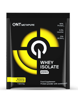 QNT Metapure Whey Isolate Zero Banana Πρωτεΐνη Ορού Γάλακτος Χωρίς Λακτόζη 30gr
